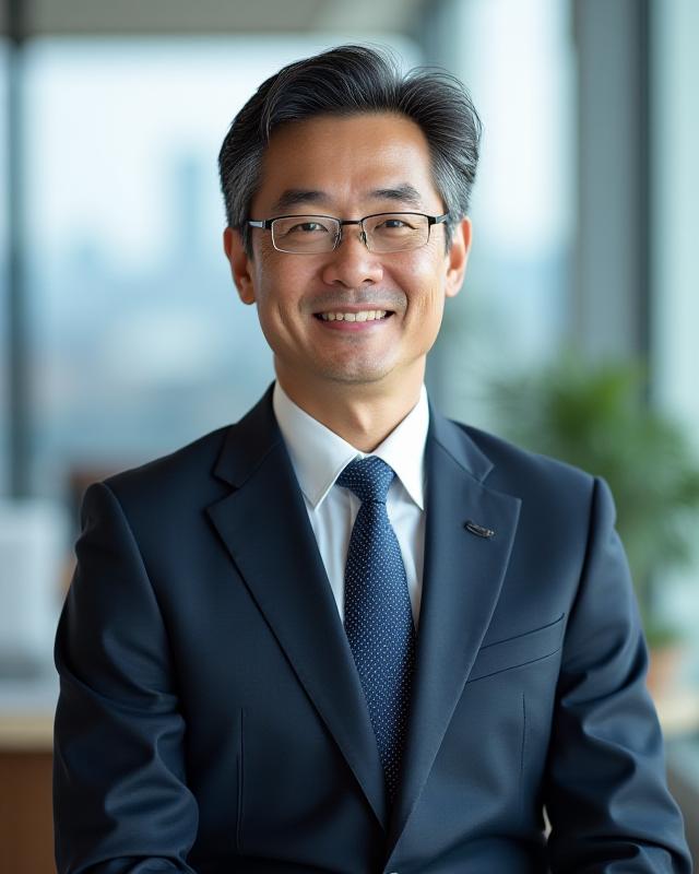 プレミアレンタカー代表取締役社長、田中 健一のポートレート